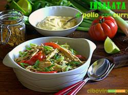 Ricetta dell'insalata di pollo con curry