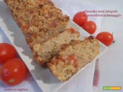 Plumcake semi integrale ai pomodorini e formaggio