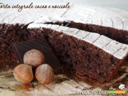 Torta integrale cacao e nocciole