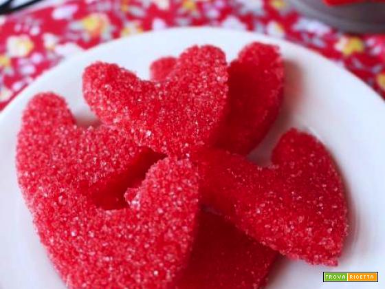 San Valentino...cuoricini di zucchero colorati