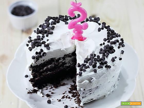 Cloud Cake [madeira cake al cioccolato e frosting alla ricotta e panna] 2 anni di blog, 2 anni di me