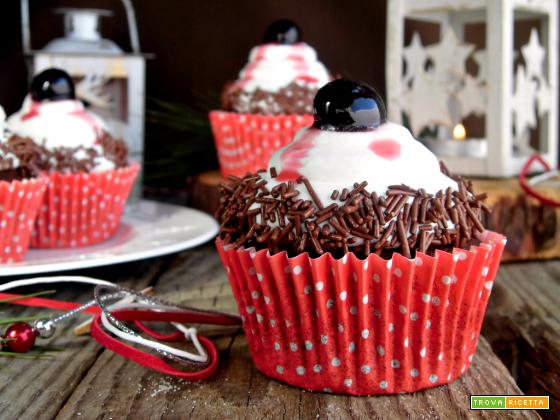 Christmas chocolate cupcakes