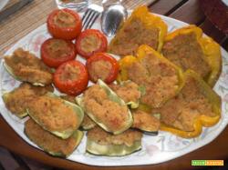 Verdure ripiene al forno