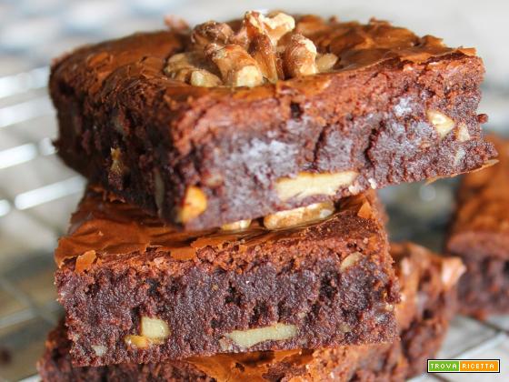 Brownies alle Noci e Zucchero Muscovado