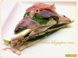 Torta di prosciutto mozzarella e spinacini