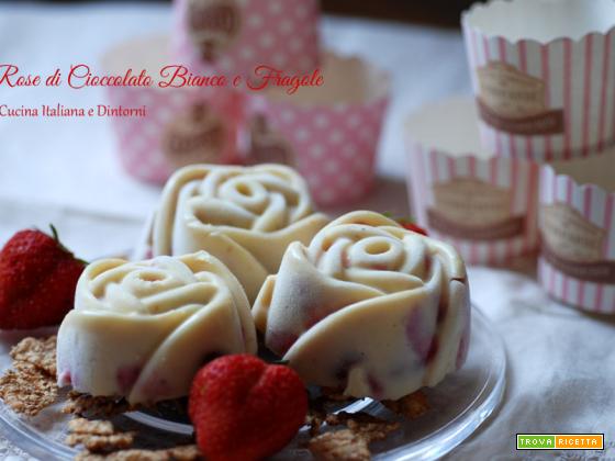 Rose di Fragola al Cioccolato Bianco