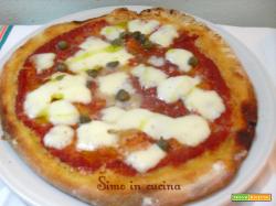 pizza con lievito madre preparata con il bimby