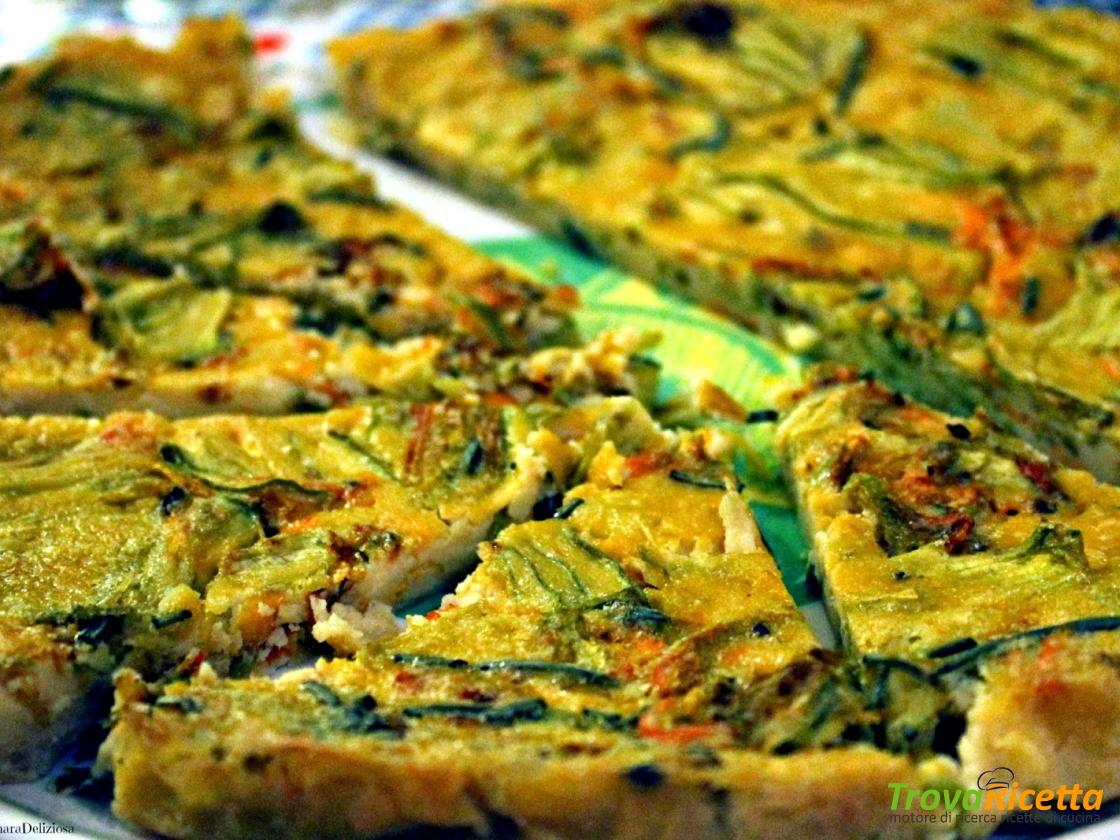 Frittata Con Fiori Di Zucca Ricetta Trovaricetta Com