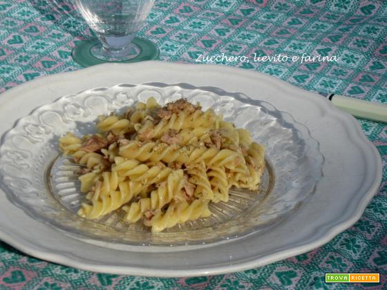 Fusilli bianchi al tonno