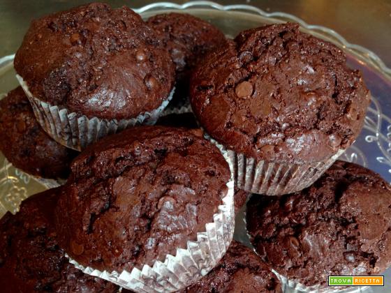 Muffin al Doppio Cioccolato