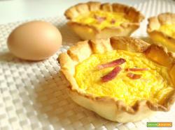 Cestini con stracchino e speck
