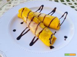 Rotoli di frittata con Tropea dorata
