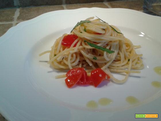 Spaghetti al Cipollotto con erbe aromatiche