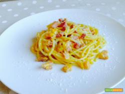 Spaghetti alla Carbonara affumicata