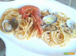 Spaghetti Vongole, Gamberoni e Tonno