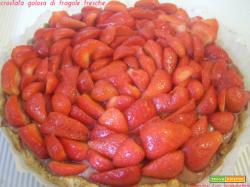 Crostata golosa di fragole fresche