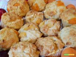 Muffin albicocche e prugne