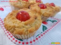 Muffin alle ciliegie candite