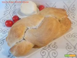 Treccia di pan brioche ripiena - lievito madre