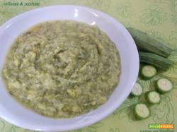 Vellutata di zucchine - ricetta vegana