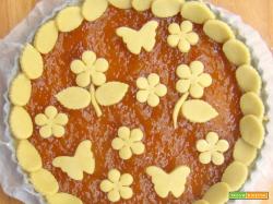 Crostata con confettura di albicocche