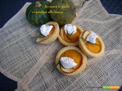 Crostatine d'autunno alla zucca