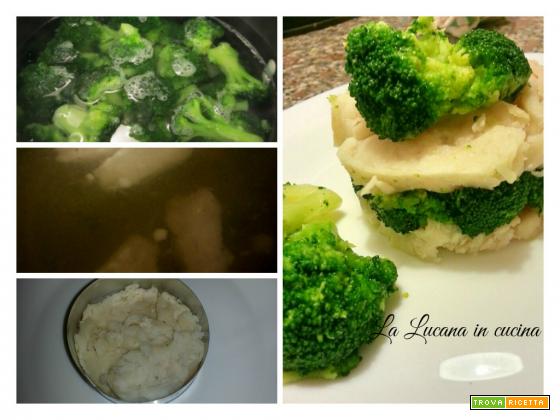 Tortini di nasello e broccoli
