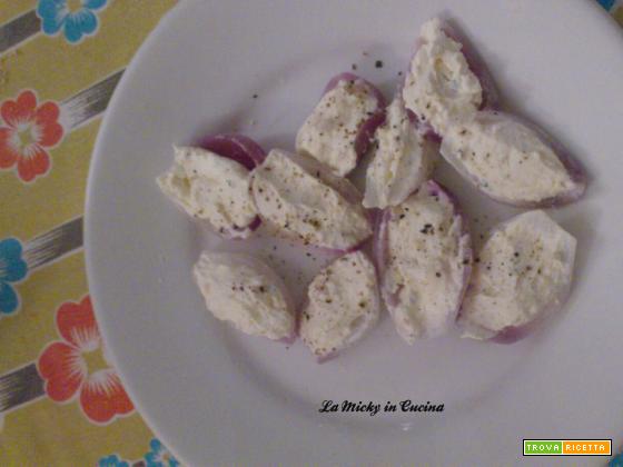 Cipolle ripiene di formaggio dukan