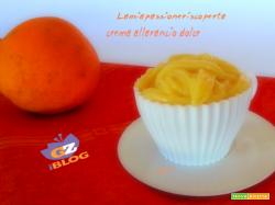 Crema all arancia senza uova