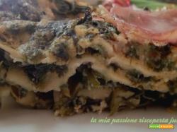 Lasagna ricotta e spinaci