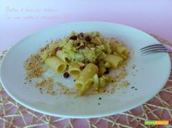 Pasta e broccolo siciliano, c u la muddica atturata
