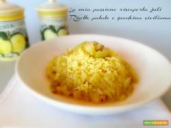 Risotto patate e zucchina Siciliana