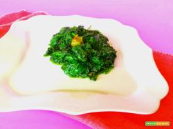 Spinaci aglio e olio