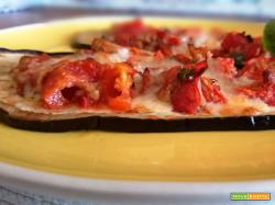 Pizzette di melanzane al forno
