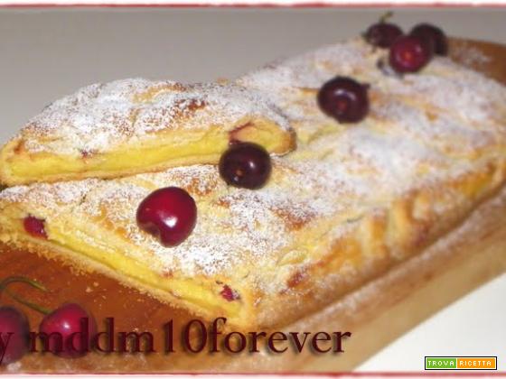 STRUDEL CON CREMA E CILIEGIE