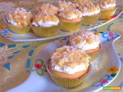 Ricetta Cupcake mimosa al limone con panna