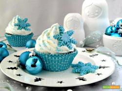 Cupcakes con cristalli di ghiaccio