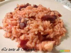 Risotto rosso con barbabietola ricetta..