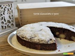 Torta cioccolato e pere (farina di riso)