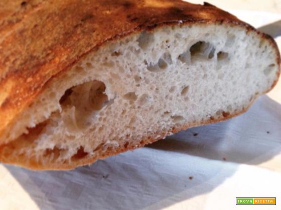 Pane semplice con pasta madre