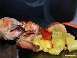 Coniglio al forno con patate