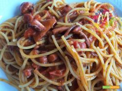 Spaghetti al sugo di polpo