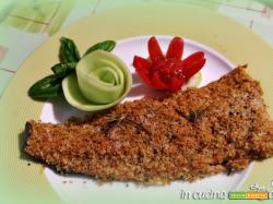 trota salmonata gratinata al rosmarino