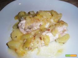 Filetto di gallinella con patate e porri