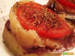 Tortino di acciughe e patate con Marzaghe Franciacorta Satèn