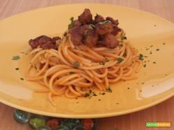 s.valentino shock menù: il quinto quarto –  spaghetti con frattaglie e crema di pecorino