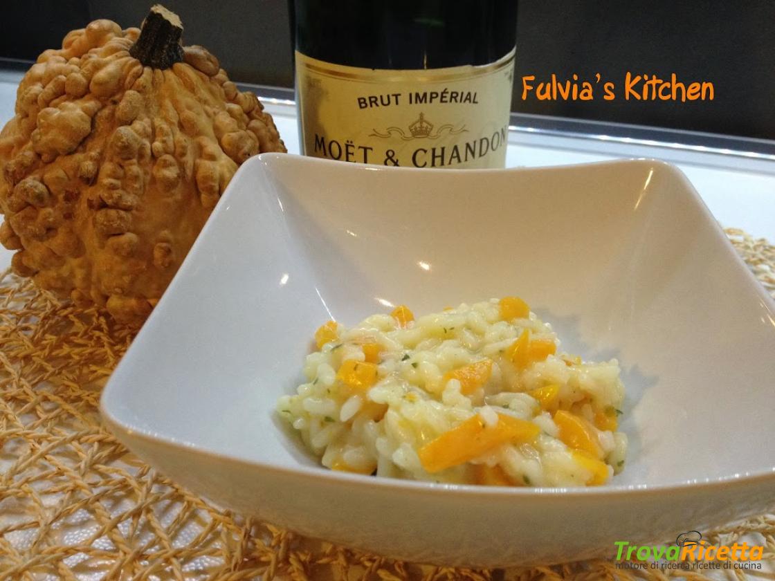 Risotto Allo Champagne Con Zucca Ricetta Trovaricetta Com