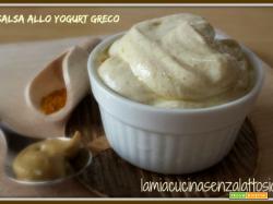 Salsa allo yogurt greco senza lattosio