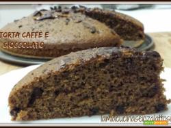 Torta caffè e cioccolato senza uova senza lattosio