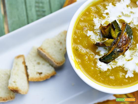 vellutata di zucca al cocco